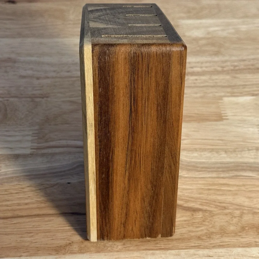 The Pioneer Woman Wooden Knife Block Kitchen Counter Storage Holder 4 Slot